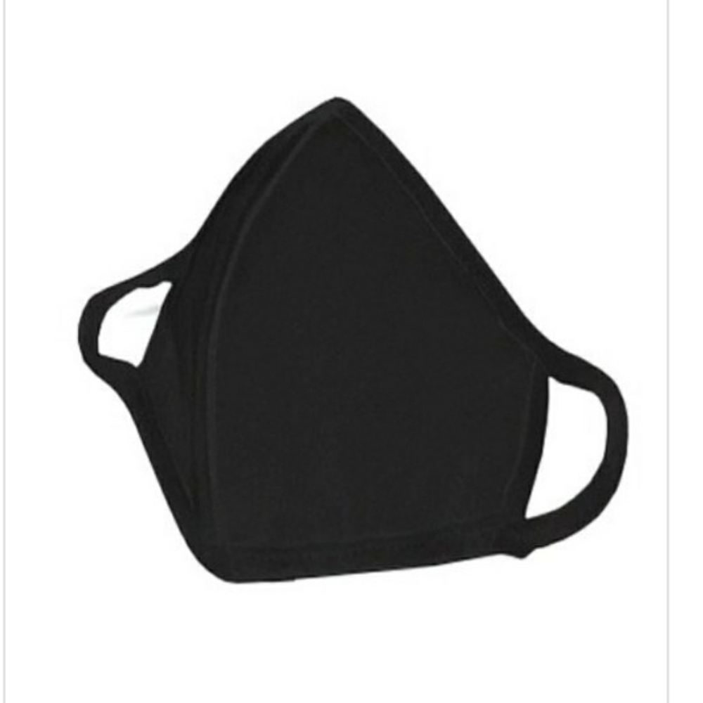 Fabric black face mask